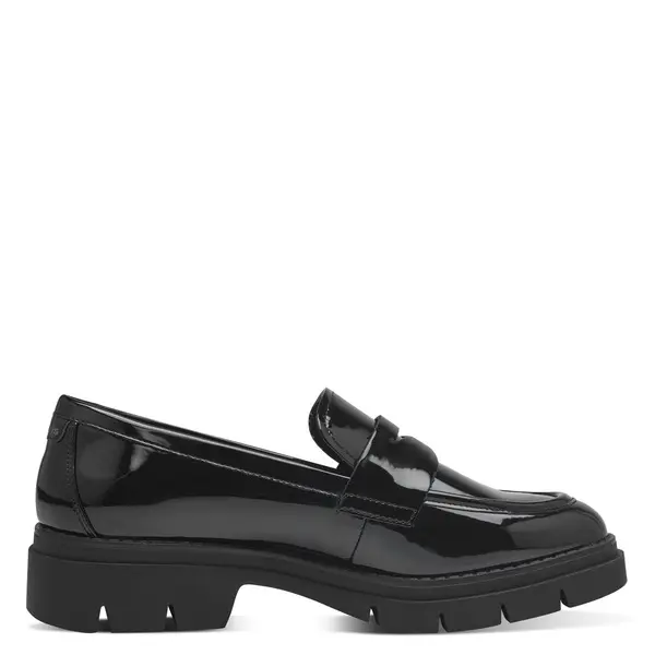 Patent Leather Platform Penny Loafer Image