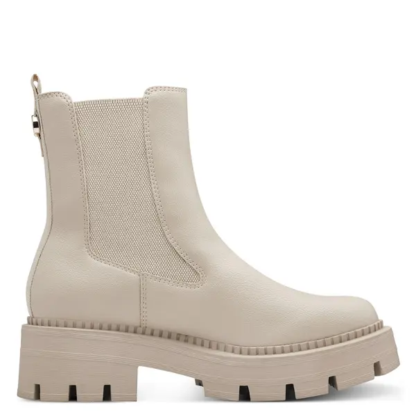 Chunky Lug Sole Leather Chelsea Boots