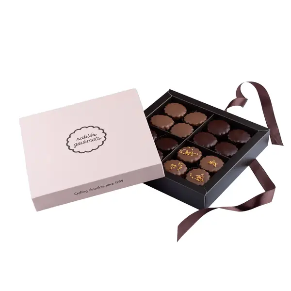 Assortment of Chocolate Sablés Box