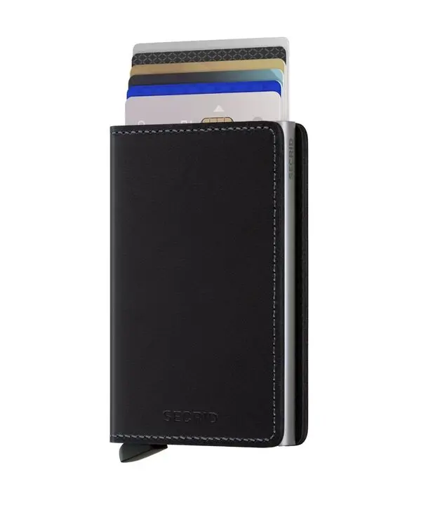 Twin Leather Cardholder - Mirum Black