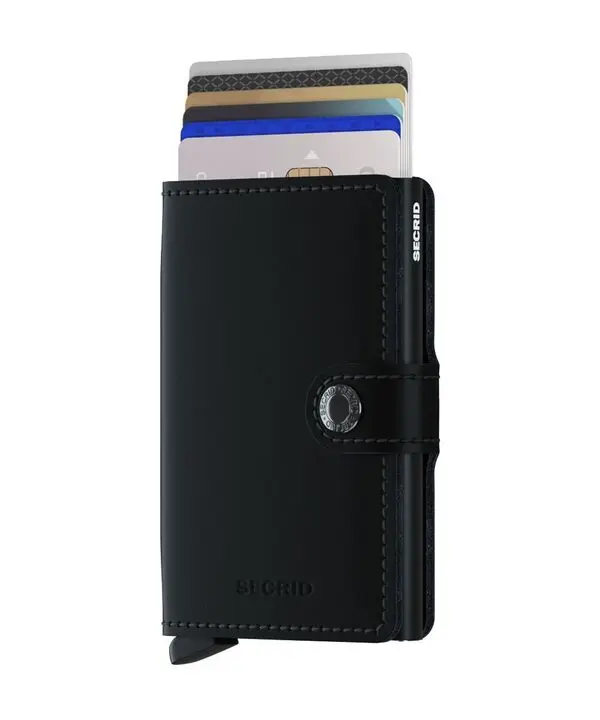 Black Matte Mini Wallet