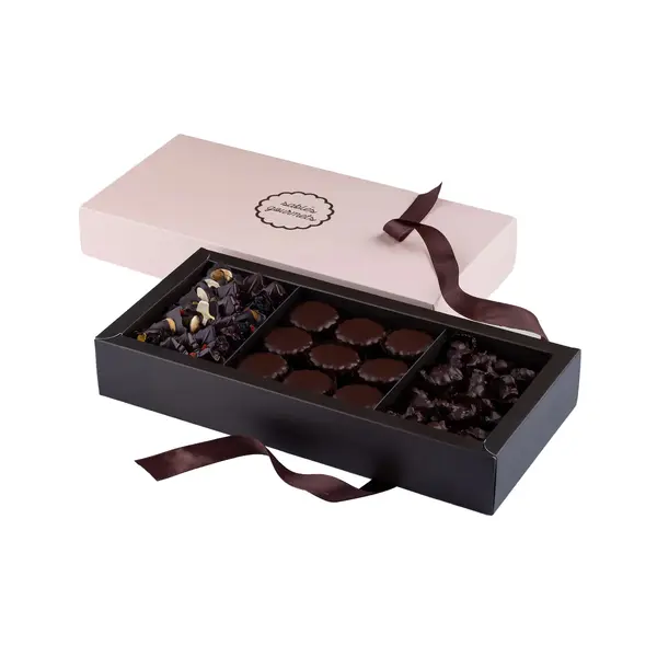 Dark Chocolate Sablés, Mendiants & Rochers - Assortment Boxes