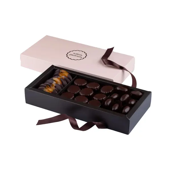 Dark Chocolate Sablés, Quartiers & Dates - Assortment Boxes