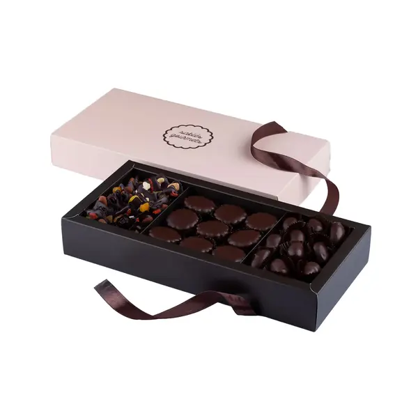 Dark Chocolate Sablés, Mendiants & Dates - Assortment Boxes