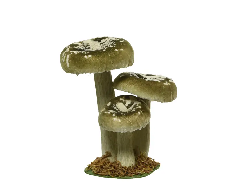 Mushroom polyester
velvet grass GREEN