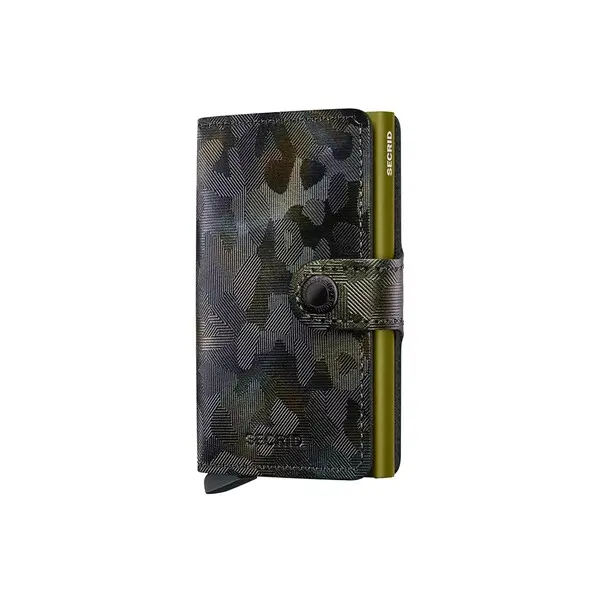 Leather Mini Wallet Jungle Moss Image