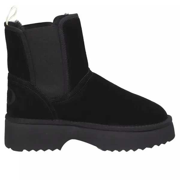 Suede Platform Chelsea Boots