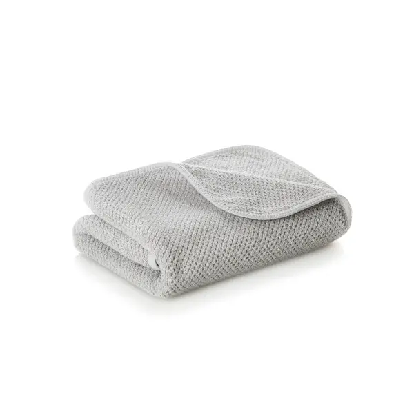 Bee Waffle Towel 30x50cm Silver Image