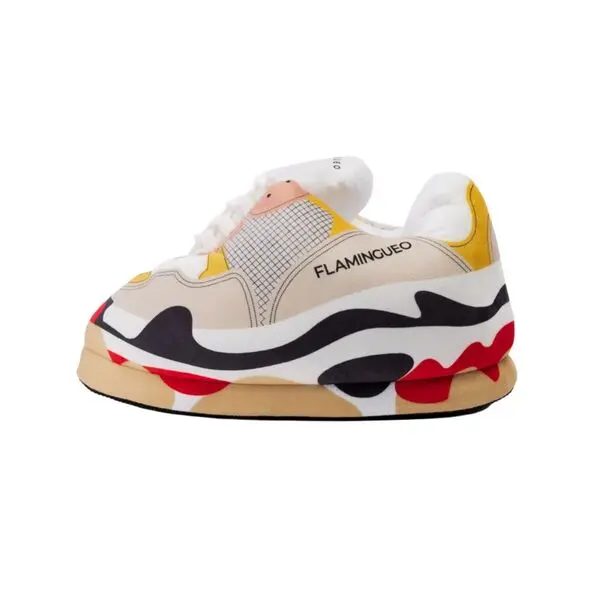 Chunky Sneaker Plush Slipper