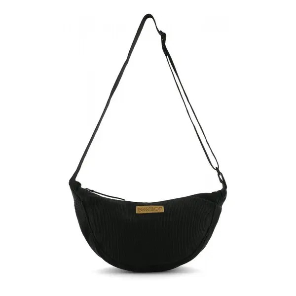 Half-Moon Velvet Shoulder Bag