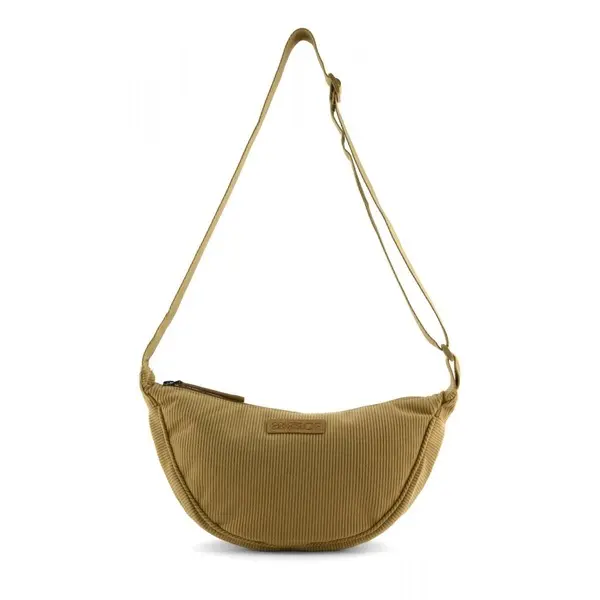 Half-Moon Velvet Shoulder Bag