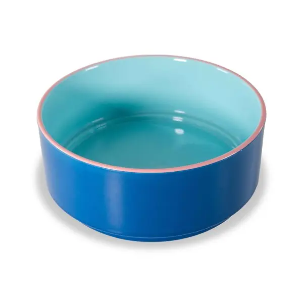 Water bowl. Ø 20 cm. Color: blue.