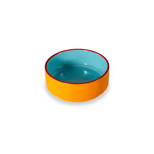 Water bowl. Ø 12 cm. Color: orange.
