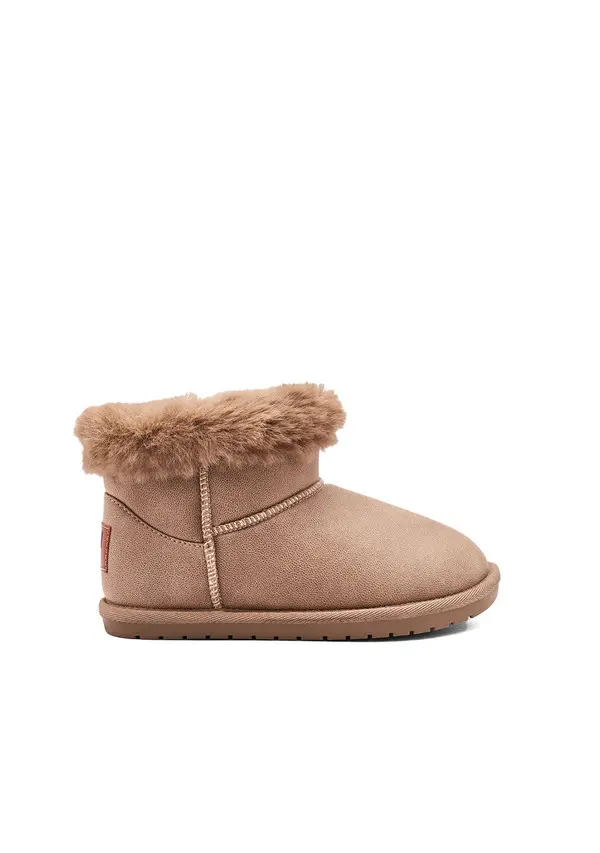 Flat Mini Winter Boot with Faux Fur Lining
