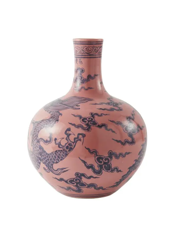 Dragon Pink Vase