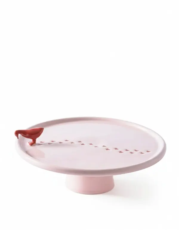 Walking Duck Pink Plate