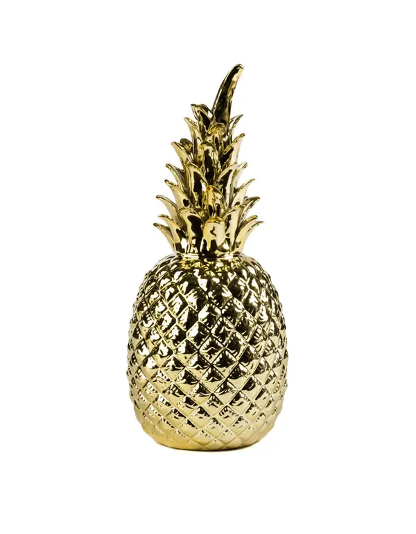 Gold Pineapple Vase