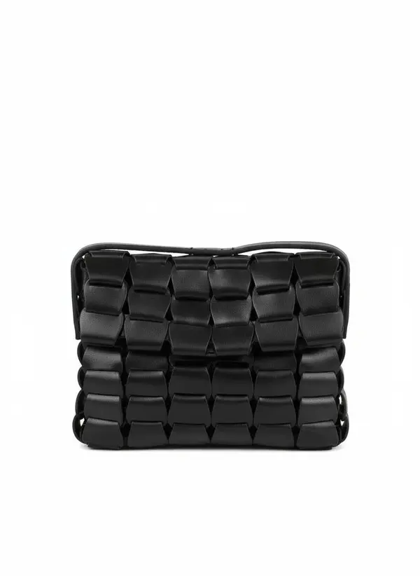 Interwoven Leather Crossbody Bag