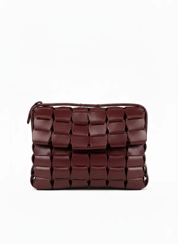 Interwoven Leather Crossbody Bag