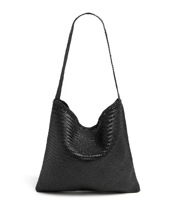 Braided Leather Tote Bag