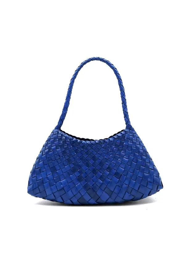 Rosanna Woven Small Leather Shoulder Bag