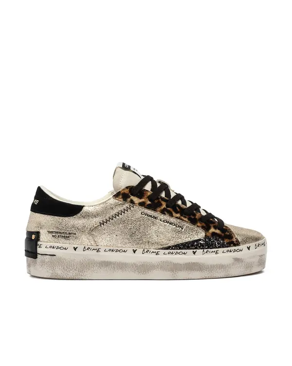 Distressed Platform Sweet Like Honey Sneakers Image