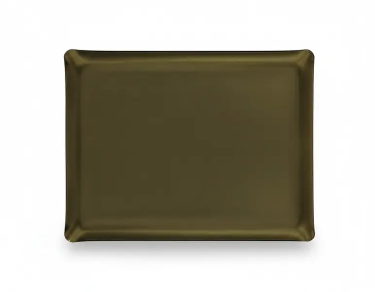 ACRYLIC TRAY 37X28CM SECRET GREEN OLIVE