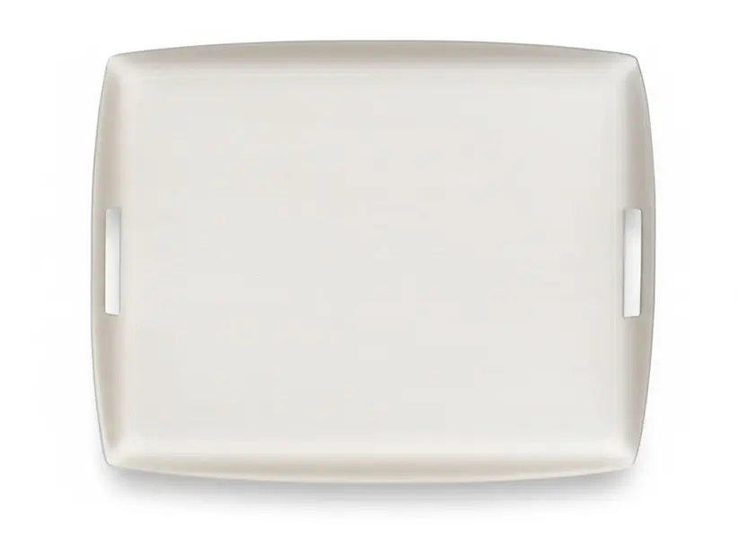 ACRYLIC TRAY 54X43CM SECRET IVORY