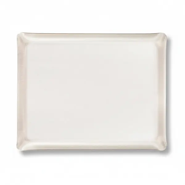 ACRYLIC TRAY 46X36CM SECRET IVORY