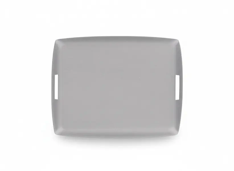 ACRYLIC TRAY 54X43CM SECRET SILVER