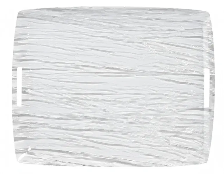 ACRYLIC TRAY 54*43cm Int. Handles   FROSTY 
