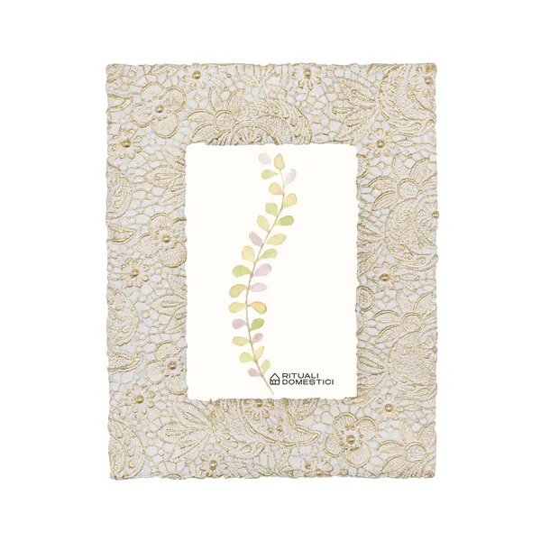 Tiguardo White Lace Photo Frame 13X18