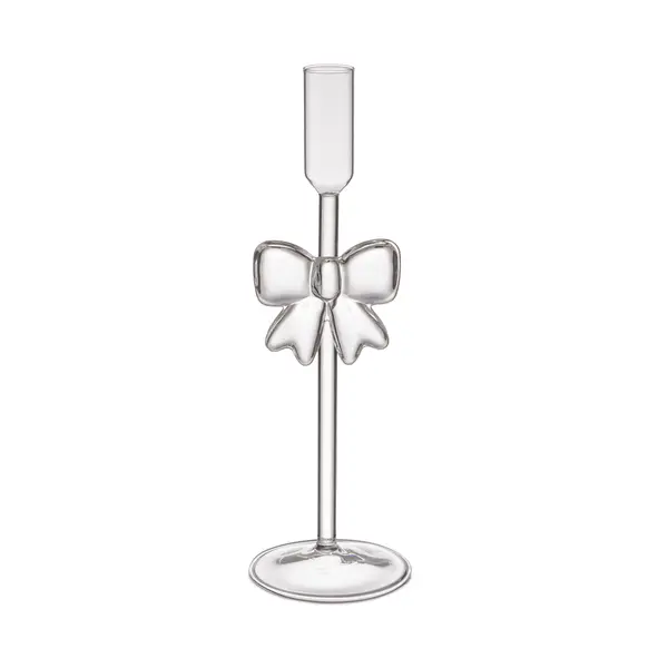 Brillafiocco Candleholder Trasparent M