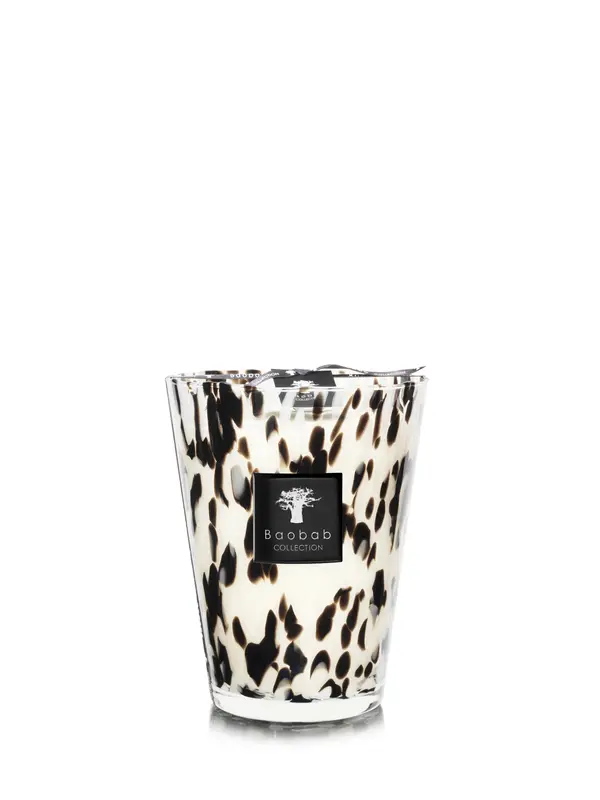 SCENTED CANDLE PEARLS BLACK 24