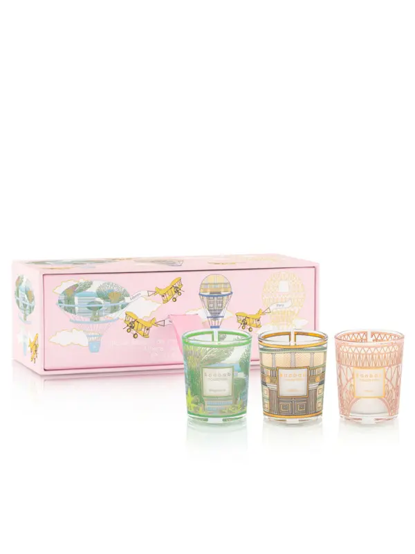 TRIO TRAVEL CANDLES SINGAPORE-ATHENS-
PARIS