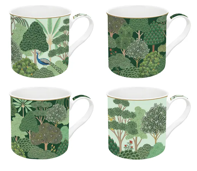 Woodland Fine China Mug Set