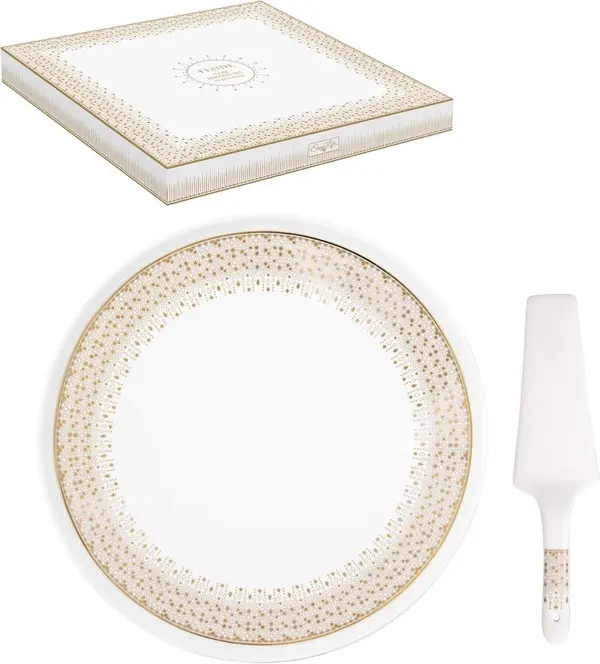 Cake Platter 32Cm With Cake Server Image