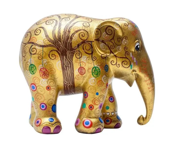 Elephant Statue Tree of life 10cm Image
