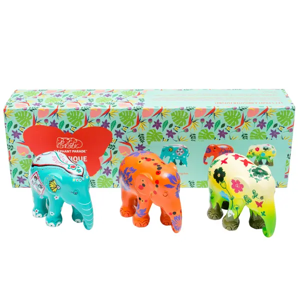Pack of 3 - Elephant Statue Exotique 3x7(7cm)