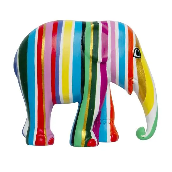 Elephant Parade  Magnet 7cm Ms Stripey