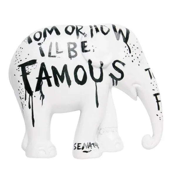 Elephant Parade Magnet 7cm Tomorrow I'll be Famouse