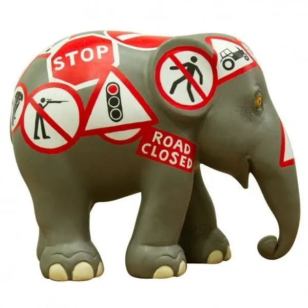 Elephant Statue stop-the-traffic 15cm