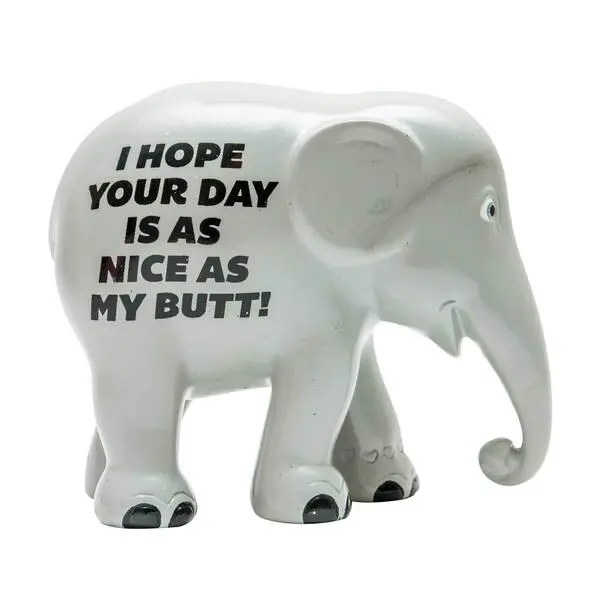 Elephant Statue  Bold & Brave 10cm