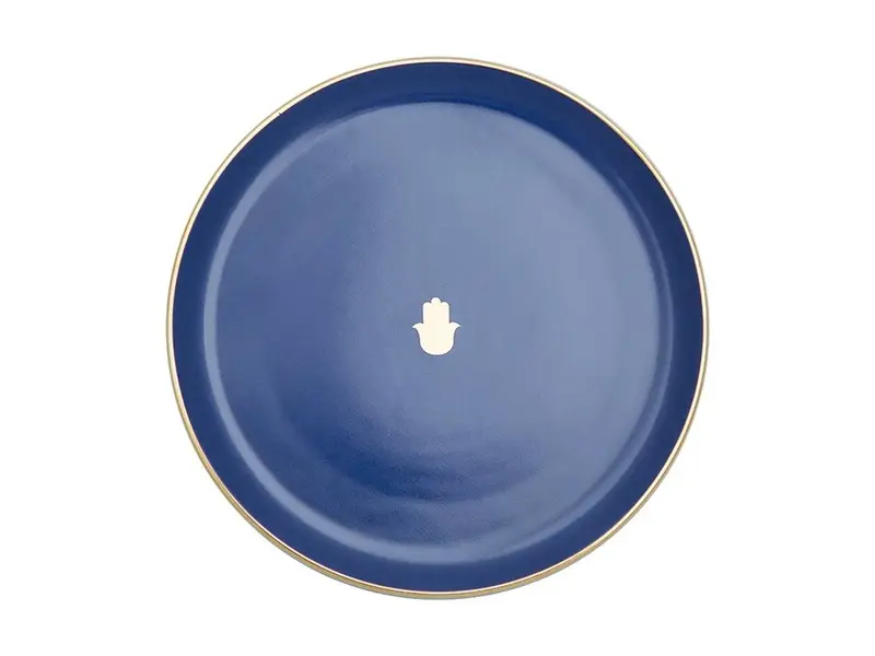 Glamorous Navy Blue Flat Plate 20cm