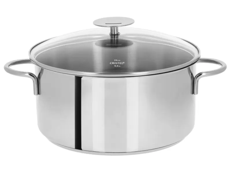 26cm Mutine Casserole Dish, Fixed Induction Hob + Glass Lid