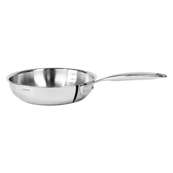 Castel Pro 18 Cm 5-Ply Sauto Pan With Fixed Handle