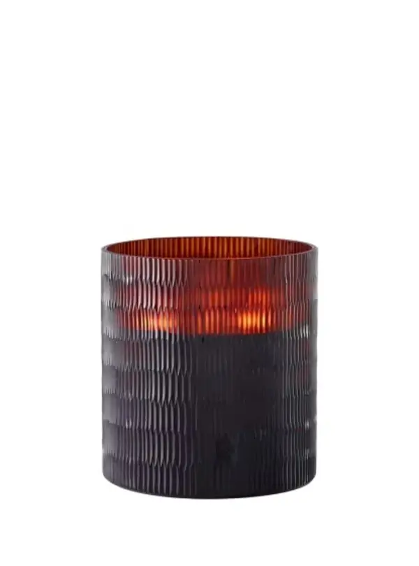 Rhombus Amber Safari Candle 15.5X17cm Medium