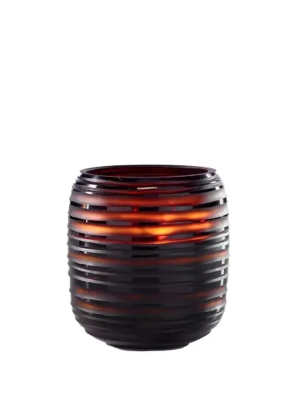 Sphere Amber Zanzibar Candle 15.5X17cm Medium