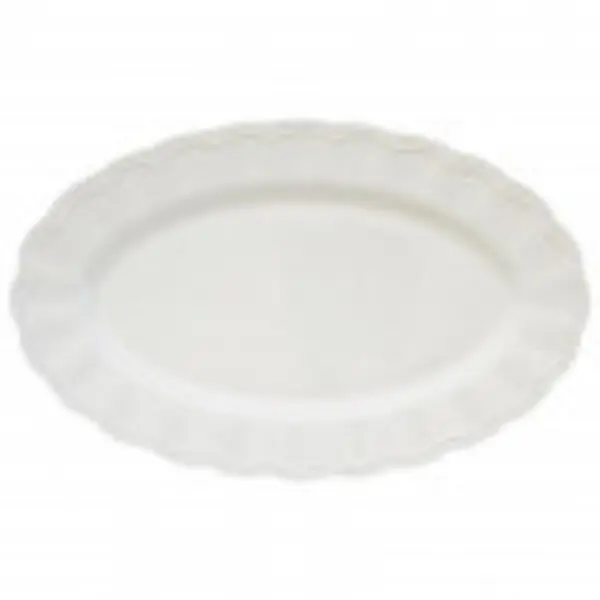 Porcelain Oval Tray 36X23 Cm