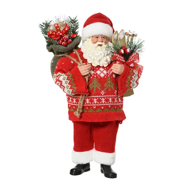 Santa plastic giftbag -
sleigh